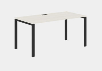 Стол письменный EDIS EUST 1580 Ясень Траун Черный