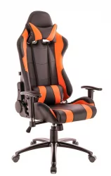 Кресло геймерское Everprof Lotus S2  Экокожа Черный Оранжевый