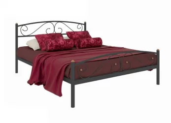 Кровать 160 на 190 Вероника Plus 1600х1900 Черная