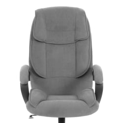 Кресло руководителя OREON metalBL велюр, серый, 29