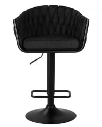 Стул барный ДОБРИН ЛЕОН (черная ткань (ЛАР-275-33)) 2 шт / DOBRIN LEON (LAR-275-33))