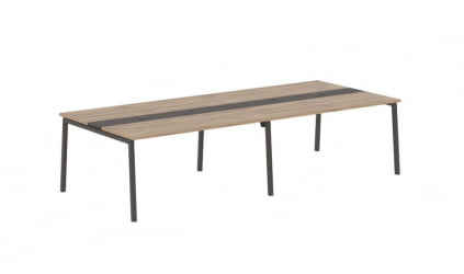 Переговорный стол EDIS ELCT 3114 Дуб Денвер светлый Мокко Мокко