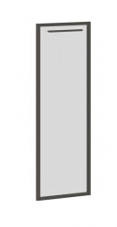 Дверь шкафа левая EDIS EDRG 42-1L Бронза тонированная серая Мокко