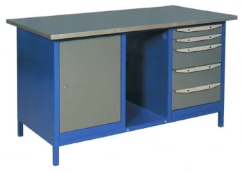 Верстак двухтумбовый WK1800(Т0-Т5)