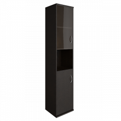 Шкаф высокий узкий левый Riva А.СУ-1.4 Л Венге Цаво