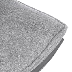 Кресло Cosmo велюр/букле/экокожа, VT shape silver/графит