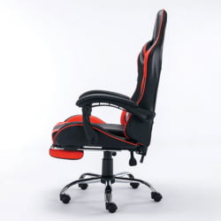 Кресло компьютерное BRABIX Dexter GM-135 подножка Красное