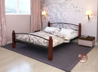 Кровать Вероника Lux Plus 1400х1900 Черная