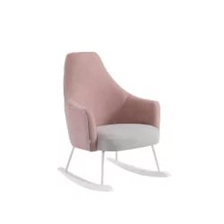 Детское кресло Micuna (Микуна) Wing/Moom white текстиль pink tierra/light grey
