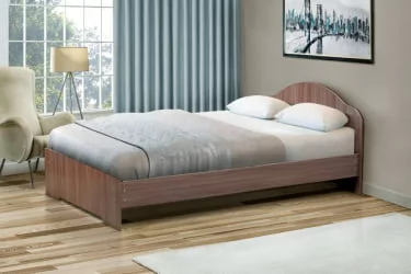 Кровать двуспальная на уголках №3 1400*1900 Итальянский орех