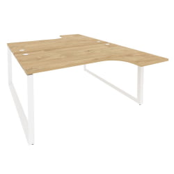 Рабочая станция на О-образном м/к ONIX O.MO-D.SA-4 Тиквуд Светлый/Белый