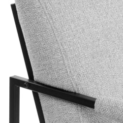 Диван прямой Charli LUX/Чарли Люкс велюр/букле, VT shape silver