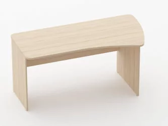 Стол эргономичный Glassy 1.12.16Пр Венге