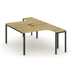 Рабочая станция CОНCЕПТ CН.ДСА-001 Дуб Винченцо Черный / CONCEPT CN.DSA-001