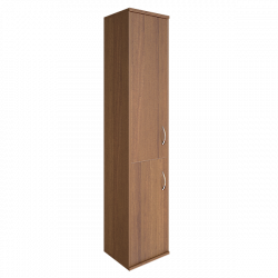 Шкаф высокий узкий левый Riva А.СУ-1.3 Л Орех Гварнери