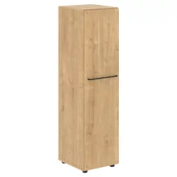 Шкаф колонка с глухой средней дверью ЛОФТИС ЛМC 40.1 Дуб Бофорд / LOFTIS LMC