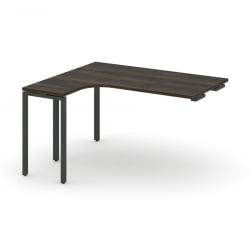 Стол-приставка к опорной тумбе/шкафу (левый) CONCEPT CN.OSAPR-006(L) Дуб Мали Антрацит