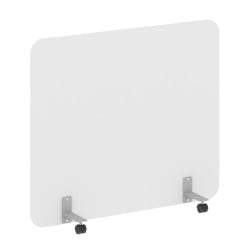 Перегородка на металлических опорах, на роликах R-line DP.R-140-120 Белый