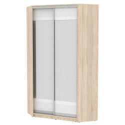 Шкаф-купе Белла(H9)2300х1153х1153(ДСС-Белый-D10D10)