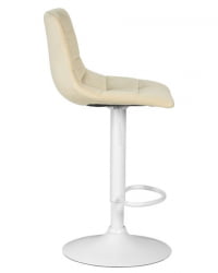Стул барный DOBRIN TAILOR WHITE (бежевый велюр (MJ9-10)) 2 шт