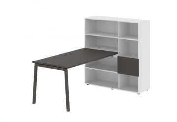 Рабочая станция EDIS ELRST 1215 Мокко Мокко Белый