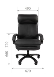 Кресло руководителя CHAIRMAN 505 NEW экокожа Серый