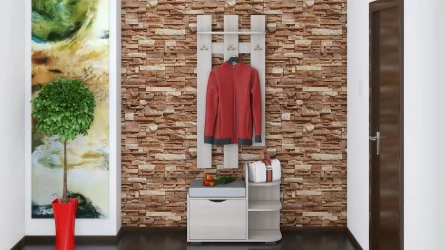 Прихожая Мила Ясень Шимо темный_78488