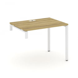 Стол надставка на опорную тумбу CONCEPT CN.OSN-001 Дуб Винченцо Белый