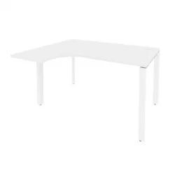 Стол эргономичный левый на П-образном м/к ONIX O.MP-SA-3L Белый Бриллиант