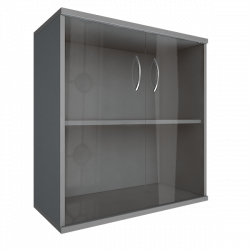 Шкаф низкий широкий Riva А.СТ-3.2 Серый
