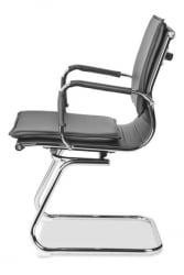 Кресло для посетителей CЛГ-617 ЛКСХ-C Грей / CLG-617 LXH-C Grey