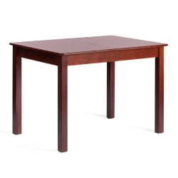 Стол MOSS раздвижной бук, мдф, 110+30 x 68 x 75 см, Cappuchino