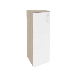 Шкаф средний узкий левый ONIX O.SU-2.3(L) Дуб Аттик/Белый