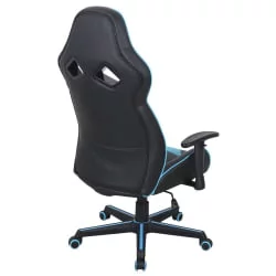 Кресло компьютерное BRABIX Storm GM-006 Черное/голубое