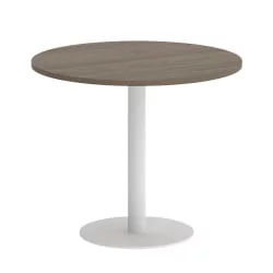 Стол журнальный круглый ХОМЕ ОФФИCЕ ВР.СП-5-90.1 Вяз Благородный/Белый металл / HOME OFFICE VR.SP-5-90.1