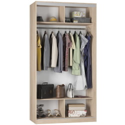 Детский шкафы-купе B-220х120х60-3(Венге-D9D9)