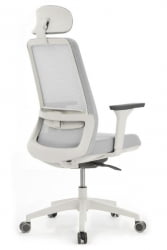 Кресло Work W-218C WHITE Светло-серый