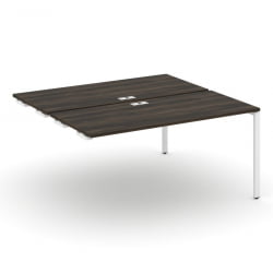 Двойной стол-приставка к опорным тумбам/шкафам CONCEPT CN.DSPR-004 Дуб Мали Белый