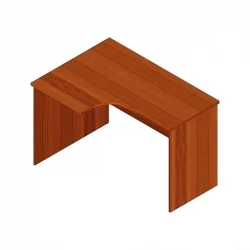 Стол компьютерный угловой Р.РС-12 (левый) Орех Гепланкт