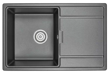 Кухонная мойка GRANULA 7804 Шварц
