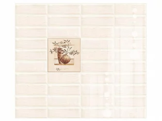 Универсальная высокоглянцевая стеновая панель СП 51.69 Керама беж