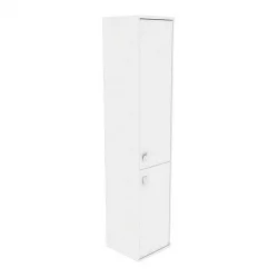 Шкаф высокий узкий правый STYLE Л.СУ-1.3 Пр Белый