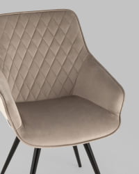 Стул вращающийся Сеул велюр Бежевый