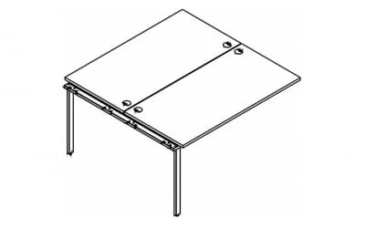 Приставка к рабочей станции XTEN GLOSS XIGWST 1214 Легно Темный