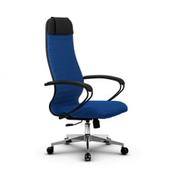 Кресло офисное МЕТТА B 1b 21/K130, Основание 17834 Комплект 3 Синее