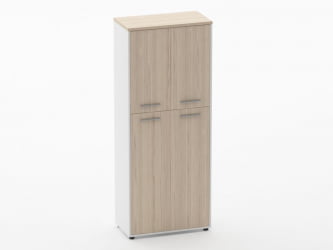 Шкаф 4 широкий закрытый, 4 двери Deka 10.19.141 Туя/Белый