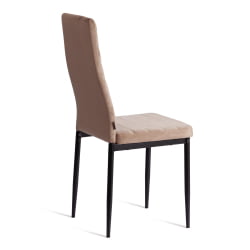 Стул Easy (mod. JSC02-1) металл, флок, 41 х 52 х 96 см, Beige (бежевый) HLR8 / черный
