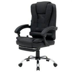 Кресло офисное CROMEX (КРОМЕКС) Lounge MS-007 экокожа черное