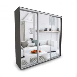 Трехстворчатый шкаф Акцент-Сим З 1800х600 Венге