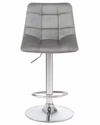 Стул барный DOBRIN TAILOR Серый велюр MJ9-75